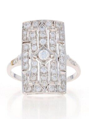 Le Vian Diamond Cluster Cocktail Ring - White Gold 18k Round Brilliant 1.62ctw
